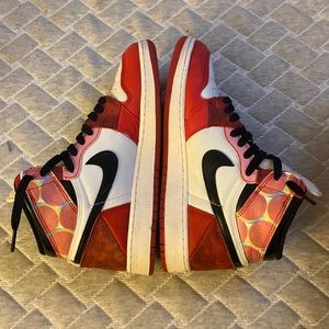 I am selling sneakers that are Jordan ones colors are black and white and red